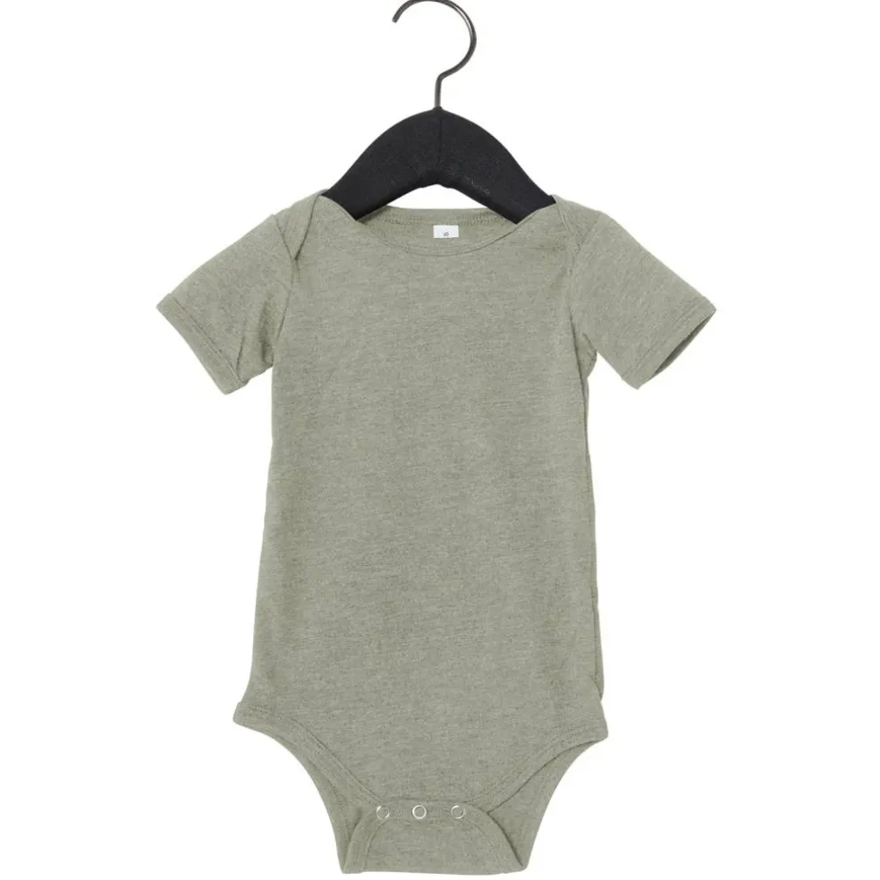 BELLA+CANVAS® Baby Jersey Heather Short Sleeve One-Piece