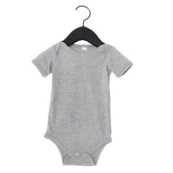 BELLA+CANVAS® Baby Jersey Heather Short Sleeve One-Piece