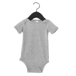 BELLA+CANVAS® Baby Jersey Heather Short Sleeve One-Piece