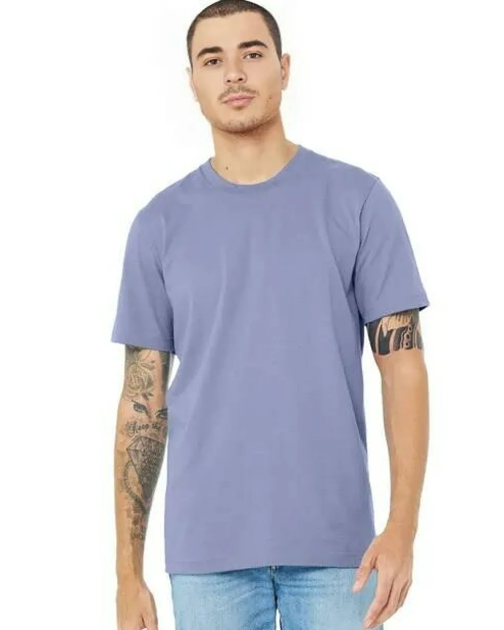 BELLA + CANVAS Short Sleeve Crewneck Jersey Tshirt Free Shipping