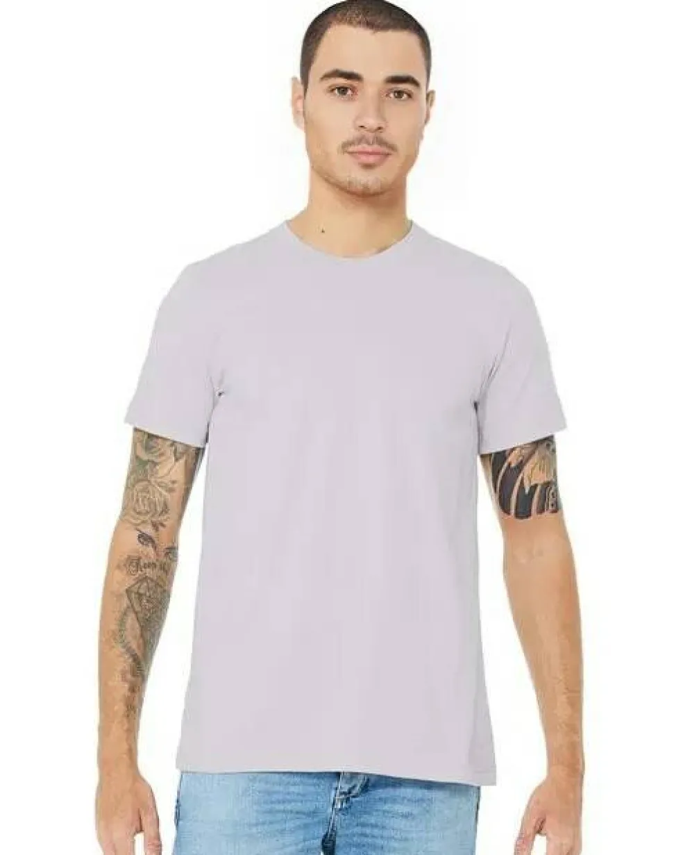 BELLA + CANVAS Short Sleeve Crewneck Jersey Tshirt Free Shipping