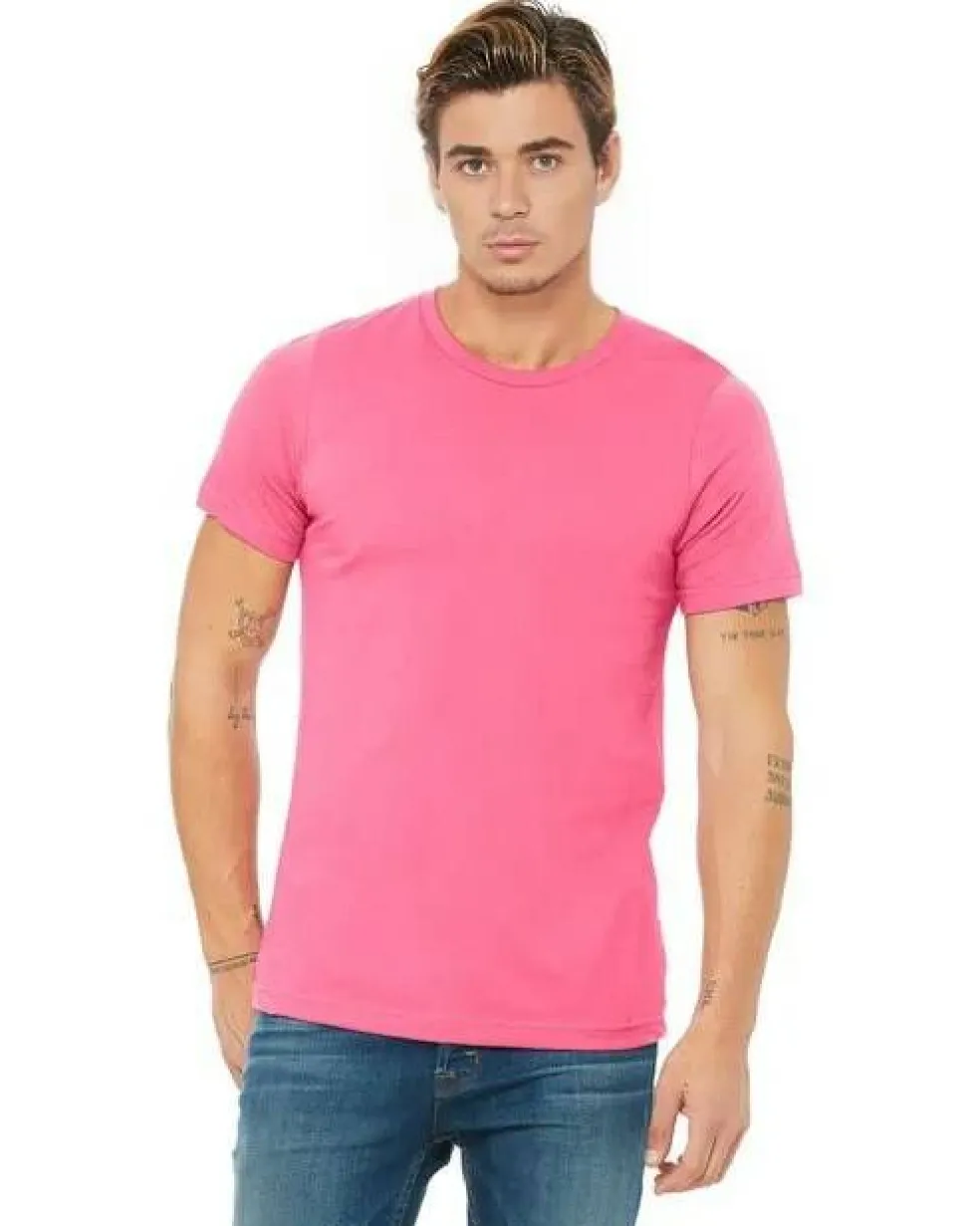 BELLA + CANVAS Short Sleeve Crewneck Jersey Free Shipping
