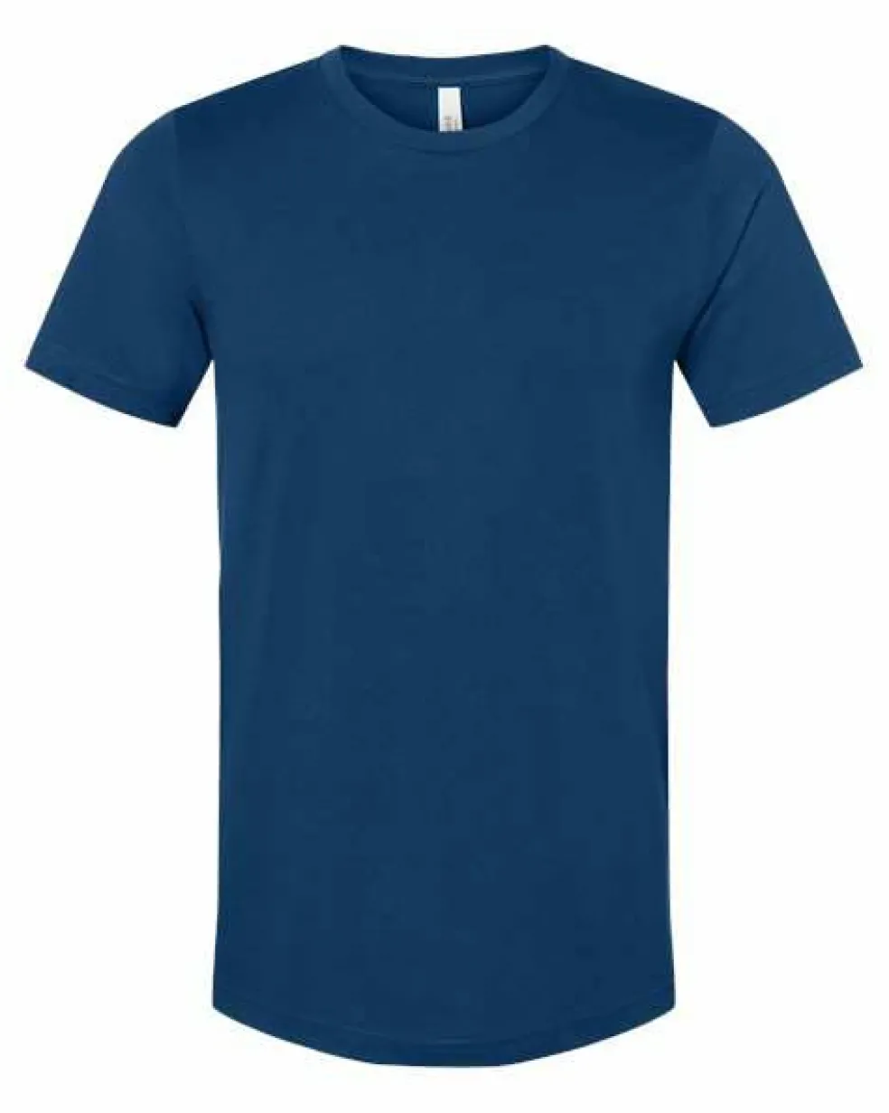 BELLA + CANVAS Short Sleeve Crewneck Jersey Free Shipping