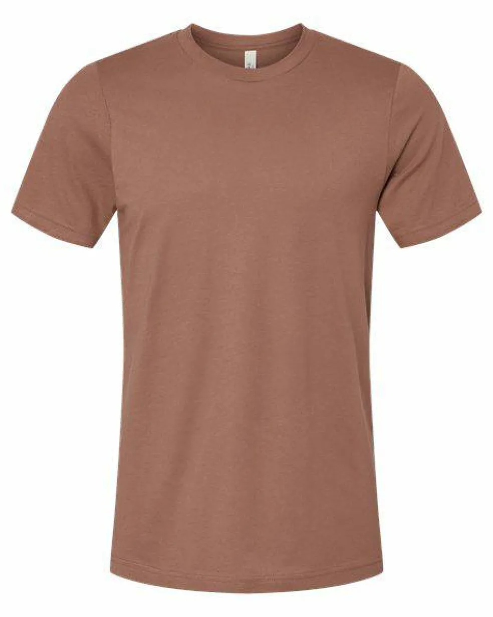 BELLA + CANVAS Short Sleeve Crewneck Jersey Free Shipping