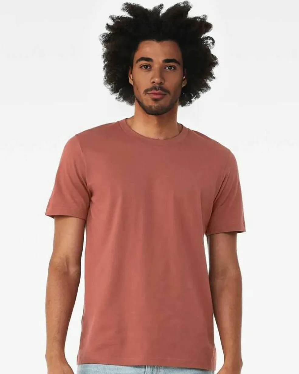 BELLA + CANVAS Short Sleeve Crewneck Jersey Free Shipping