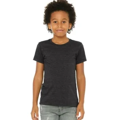 BELLA+CANVAS® Short Sleeve Heather Jersey Youth T-Shirt