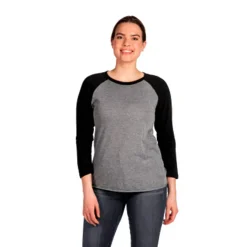 BELLA + CANVAS Three Quarter Raglan Baseball Tshirt Free Shipping