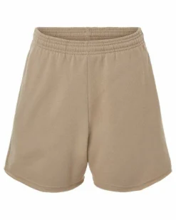 BELLA + CANVAS Women's Cutoff Fleece Shorts Free Shipping