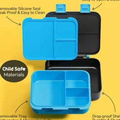Bento Lunch Box for Kids Toddler Boys with 12OZ Insulated Food Jar