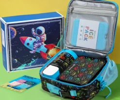 Bento Lunch Box for Kids Toddler Boys with 12OZ Insulated Food Jar