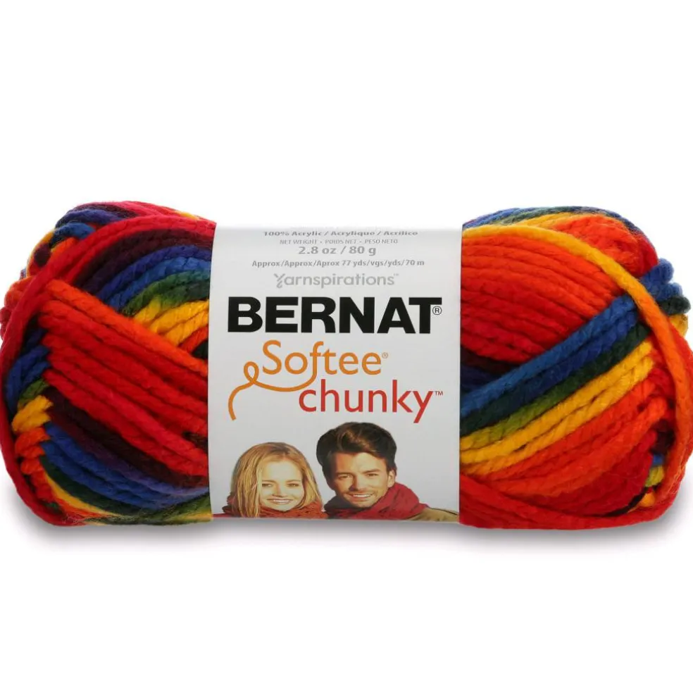 Bernat® Softee® Chunky Ombre Yarn, School Yard