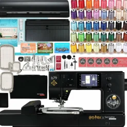 Bernette B79 Harry Potter Sewing & Embroidery Machine with Silhouette Cameo 5α Alpha