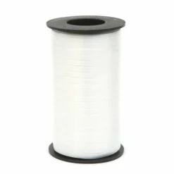 Berwick 1 01 3/16" Wide Splendorette Crimped Curling Ribbon for Gift Wrapping and Hair Bows, 500-Yard Spool, White