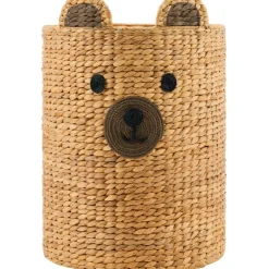 Best Choice Products Kids Large Bear Laundry Hamper, Handwoven Basket, Nursery & Kids Room Storage, 26 Gallon