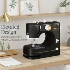 Best Choice Products 55-Piece Sewing Machine Kit for Beginners, w/ 16 Stitch Patterns, Double Stitching
