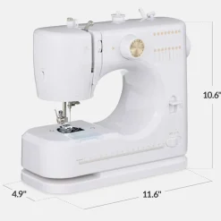 Best Choice Products 55-Piece Sewing Machine Kit for Beginners, w/ 16 Stitch Patterns, Double Stitching