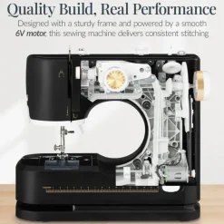 Best Choice Products 55-Piece Sewing Machine Kit for Beginners, w/ 16 Stitch Patterns, Double Stitching