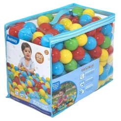 Bestway: Splash & Play: 250 Balls - 2.3", Bright Colors, Kids Toy Balls For Pits-Kiddie Pools-Bounce Houses-Games, Puncture Resistant, Indoor-Outdoor