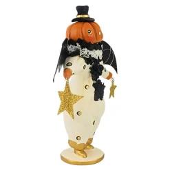 Bethany Lowe 8.0 Inch Little Fancy Pants Jack Halloween Figurine , Lightweight Halloween Decor Halloween Pumpkin