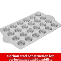 Betty Crocker Carbon Steel 24 Cup Mini Muffin Pan