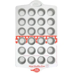 Betty Crocker Carbon Steel 24 Cup Mini Muffin Pan