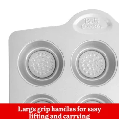 Betty Crocker Carbon Steel 24 Cup Mini Muffin Pan