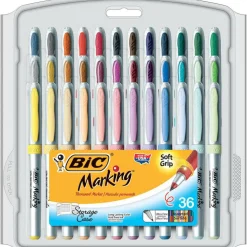 BiC® Marking™ Permanent Marker Fashion Colors, Pack of 36