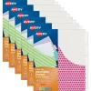 Big Tab™ Insertable Plastic Dividers with Pockets, 5-Tab Set, Assorted Designs, 6 Sets
