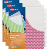 Big Tab™ Pocket Insertable Plastic Dividers, 8-Tab Set, 3 Sets