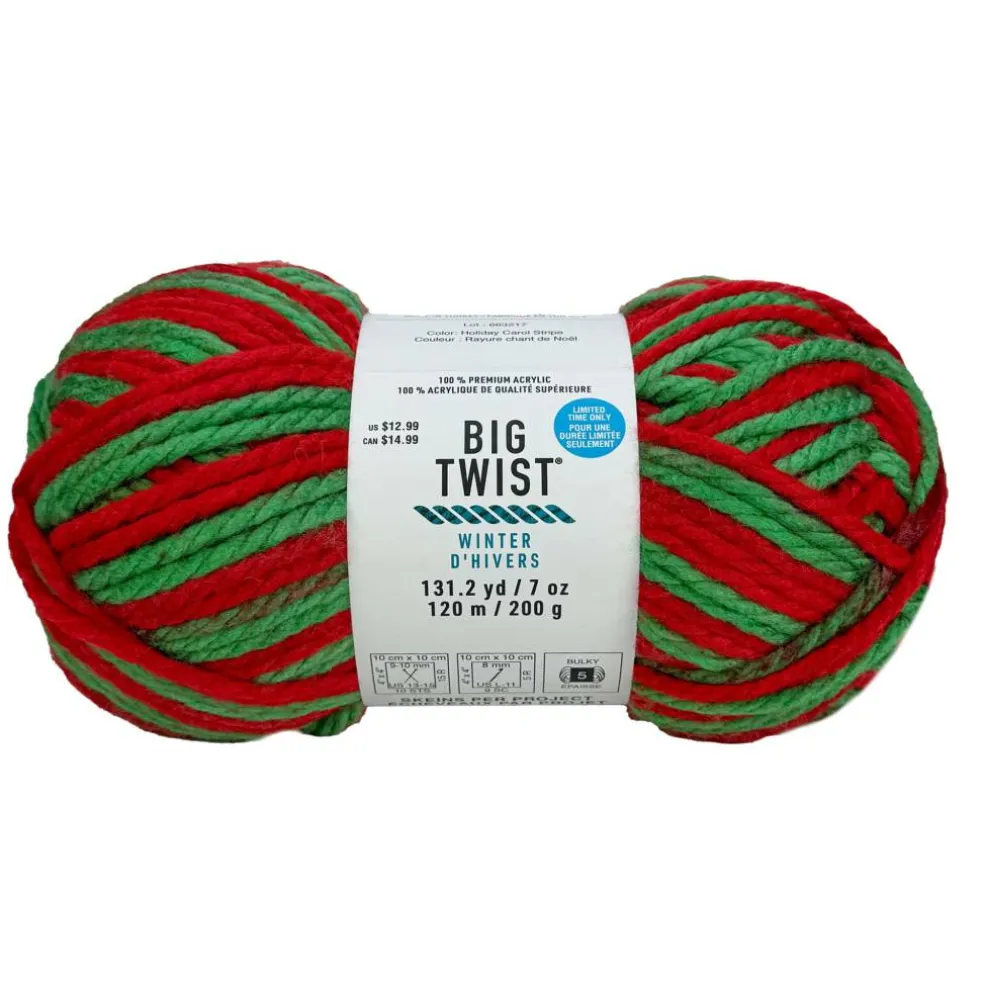 Big Twist® Winter Bulky Stripes Yarn