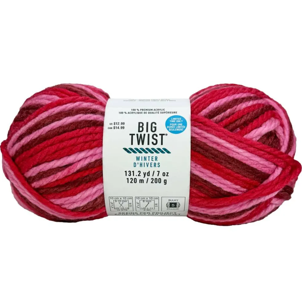 Big Twist® Winter Bulky Stripes Yarn