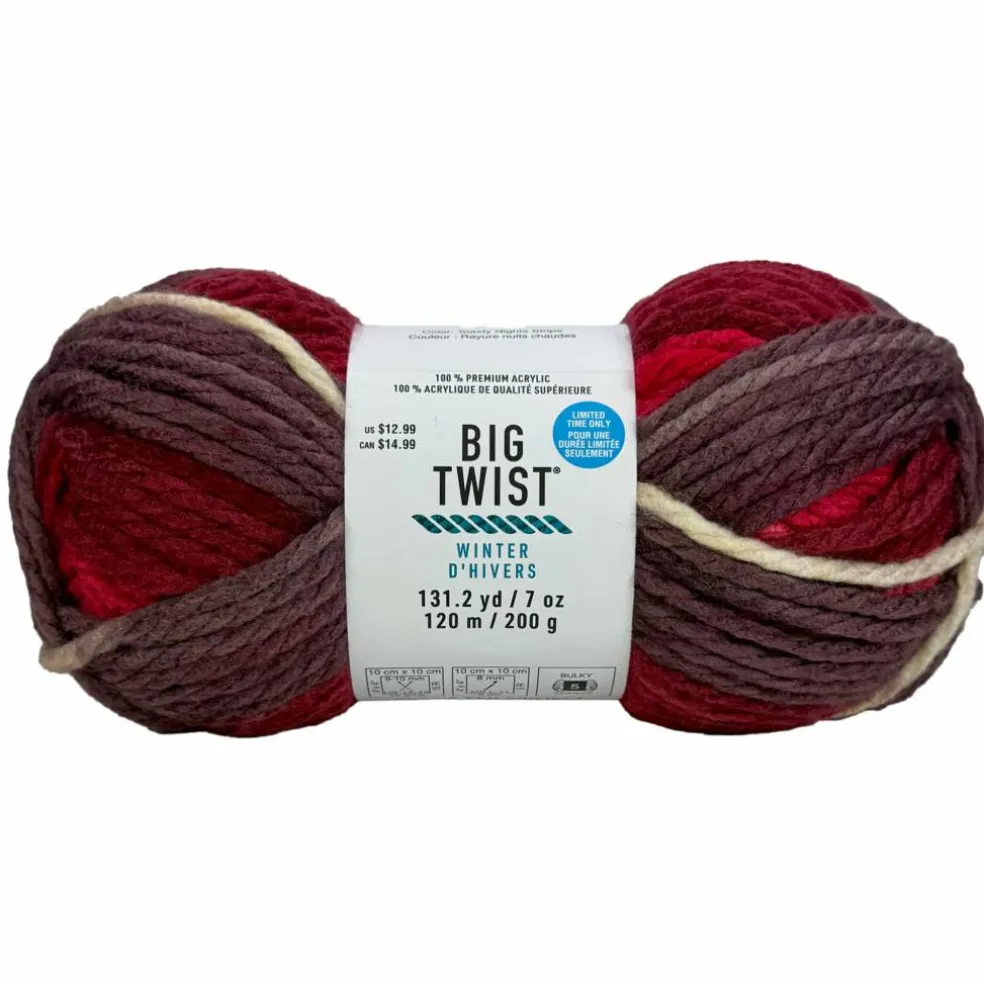 Big Twist® Winter Bulky Stripes Yarn