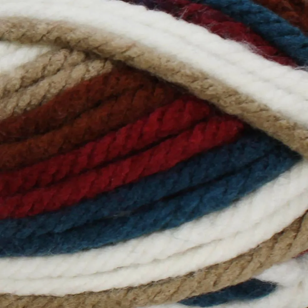 Big Twist® Winter Super Bulky Stripes & Sparkles Yarn
