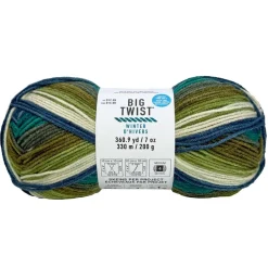 Big Twist® Winter Worsted Stripes Yarn