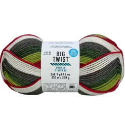 Big Twist® Winter Worsted Stripes Yarn