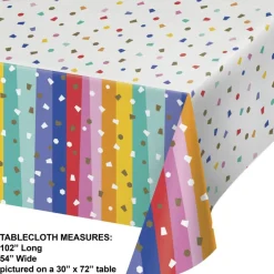 Birthday Confetti Tablecover 54