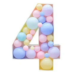 Birthday Number Figure Balloon Filling Box F07M2-21-4