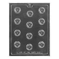 Bite Sized Buttons Chocolate Mold