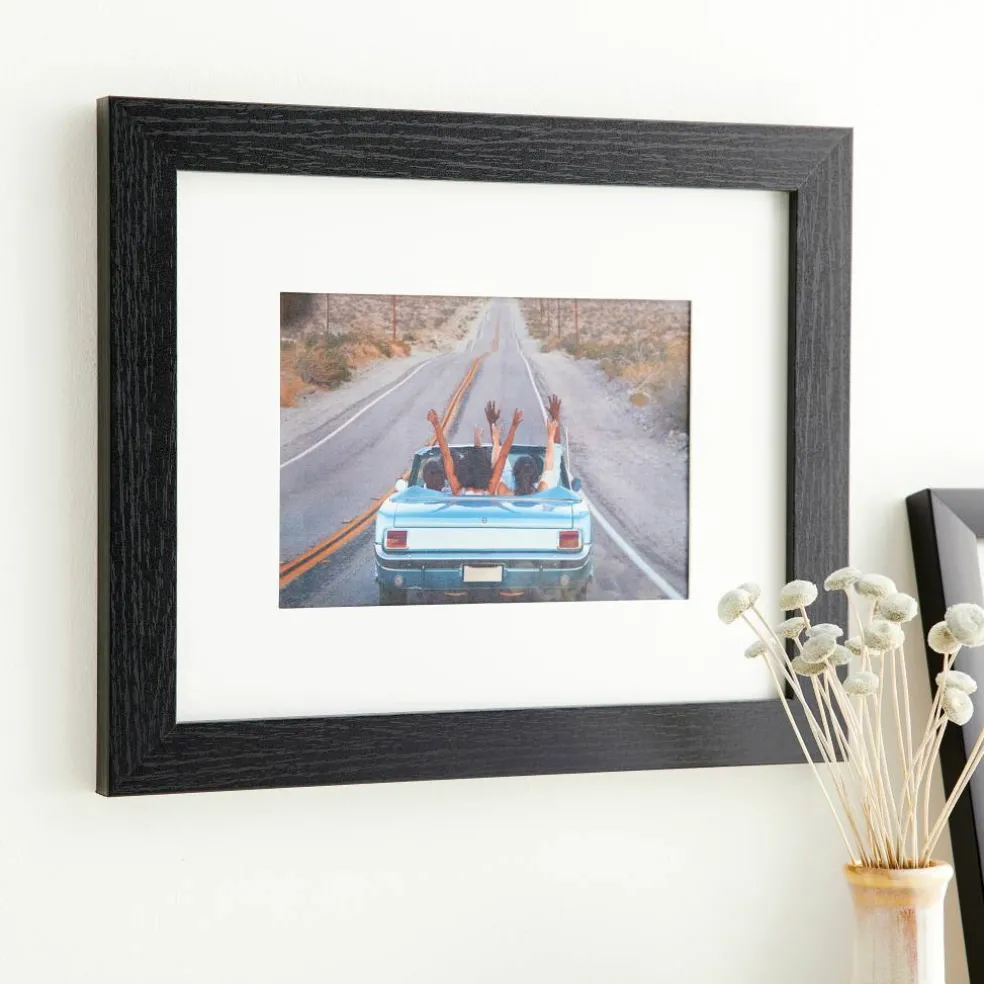 Black Belmont Frame with Mat by Studio Décor®
