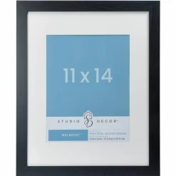 Black Belmont Frame with Mat by Studio Décor®
