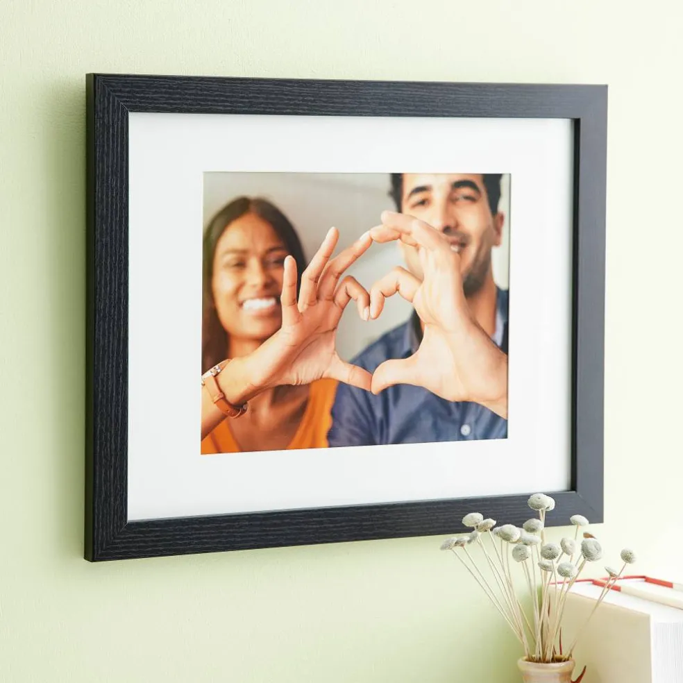 Black Belmont Frame with Mat by Studio Décor®