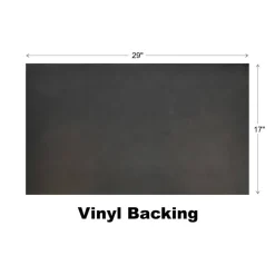 Black Border Monogram Doormat