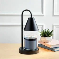 Black 12.4" Candle Warmer Lamp by Ashland®
