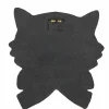 15.5" Black Cat Face with Bow Wall Décor by Ashland®