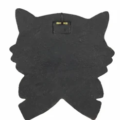 15.5" Black Cat Face with Bow Wall Décor by Ashland®