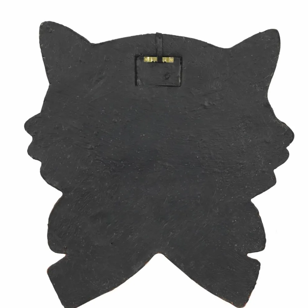 15.5" Black Cat Face with Bow Wall Décor by Ashland®