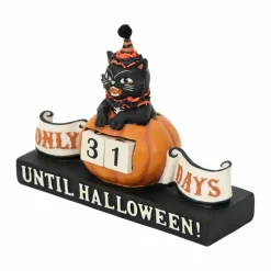 8.5" Black Cat Halloween Countdown Tabletop Décor by Ashland®