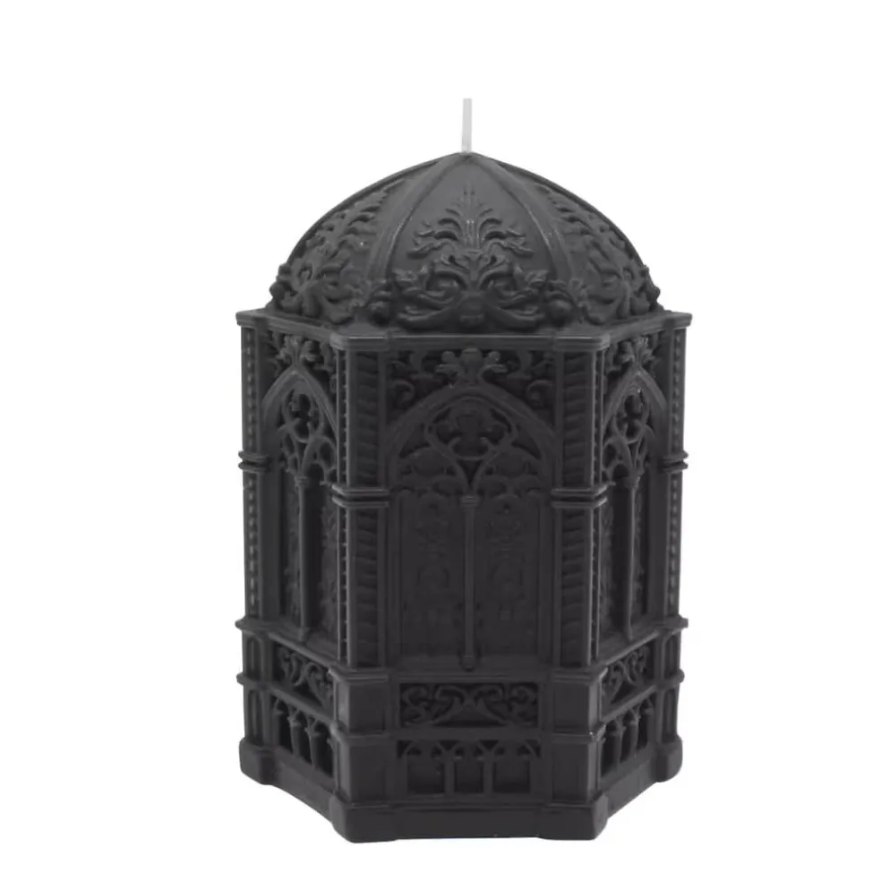 Black Cathedral Unscented Pillar Candle by Ashland®