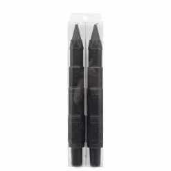 10" Black Cathedral Unscented Taper Candles, 2ct. by Ashland®