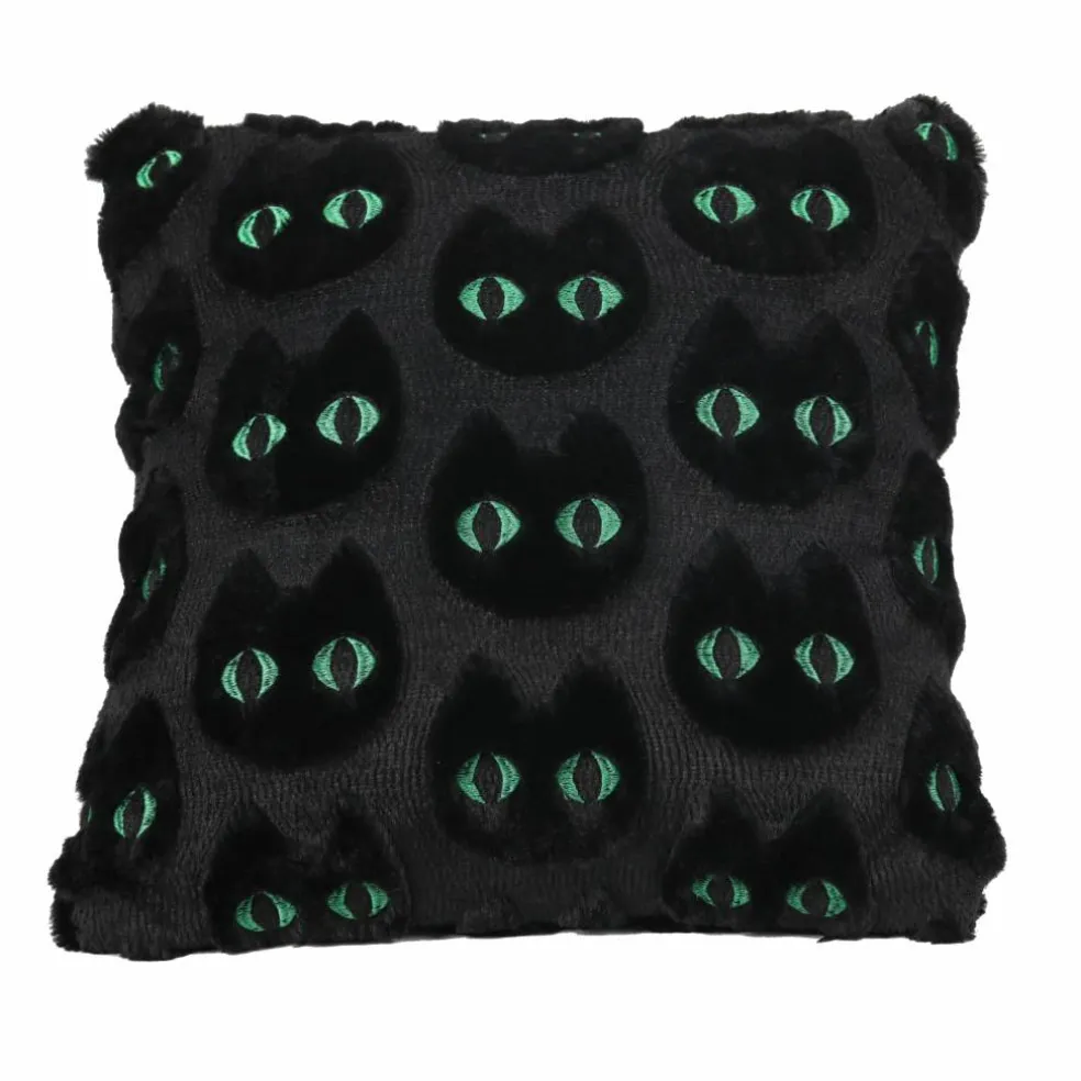 16" Black Cat Pillow by Ashland®
